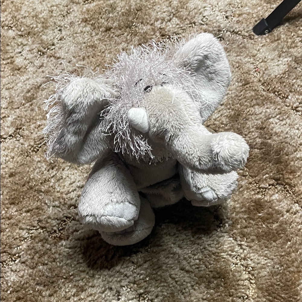 Ganz Webkinz‎ Elephant Plush Gray Stuffed Animal No Code